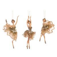 TR21271 Игрушка на ёлку Балерина 17см