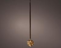 Шар с LED подсветкой 14см коричневый 487589