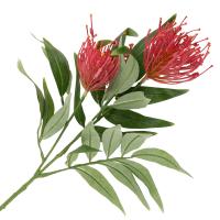 Красная Гревиллея 73см. Цветок искусственный