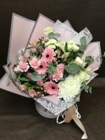 Букет в шляпной коробке