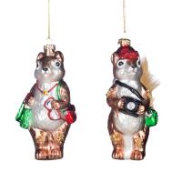 Игрушка на ёлку Белка-турист 14см TR20623