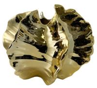 Ваза золотая 16см 68313