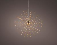 Светодиодное украшение Полярная звезда 55см, 144 теплых белых LED ламп с мерцанием 493645