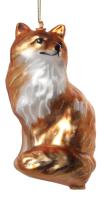 Игрушка на ёлку Лиса 11см