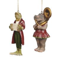 MC38039 Игрушка на ёлку Музыканты 10,5см