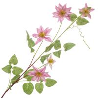 5TTXL-PI Цветок искусственный Клематис 78см