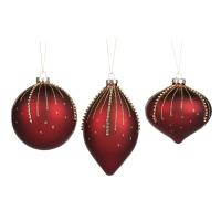 Шар на ёлку со стразами 10см