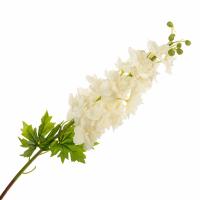 Белый Дельфиниум, цветок искусственный - 80см