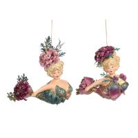 Игрушка на ёлку Русалка 16см B88007