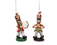 Игрушка на ёлку Солдатик с барабаном 13см 121485