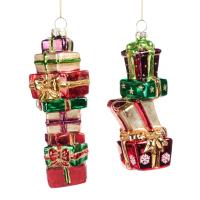 Игрушка на ёлку Подарки 16см BG50096