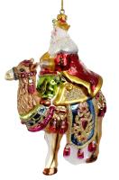 Игрушка на ёлку Король на верблюде 14см 65512