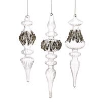 Украшение на ёлку Сосулька 32см P29092