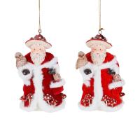 Игрушка на ёлку Грибной Санта 12см B87415