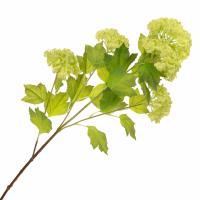 Ветка зеленая Калина, искусственная 88см