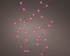 Светодиодная гирлянда Micro 240 розовых LED огней 12м