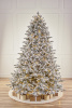 Ель Византийская заснеженная с лампочками 2,7м