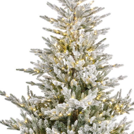 Искусственная елка Norway 240 см заснеженная с огнями 671594