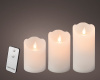 Набор светодиодных свечей с пультом ДУ белый 485264