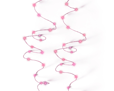 Светодиодная гирлянда Micro 240 розовых LED огней 12м