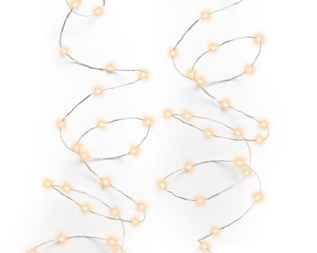 Светодиодная гирлянда Micro 240 теплых белых  LED огней 12м