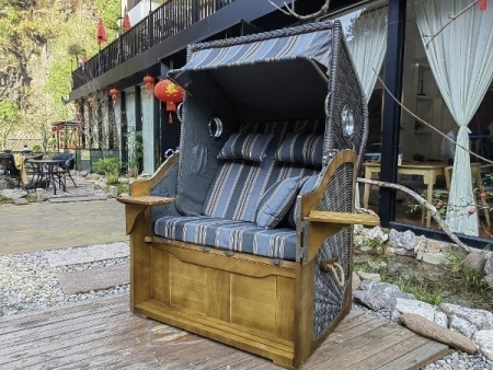 Пляжный щезлонг Strandkorb