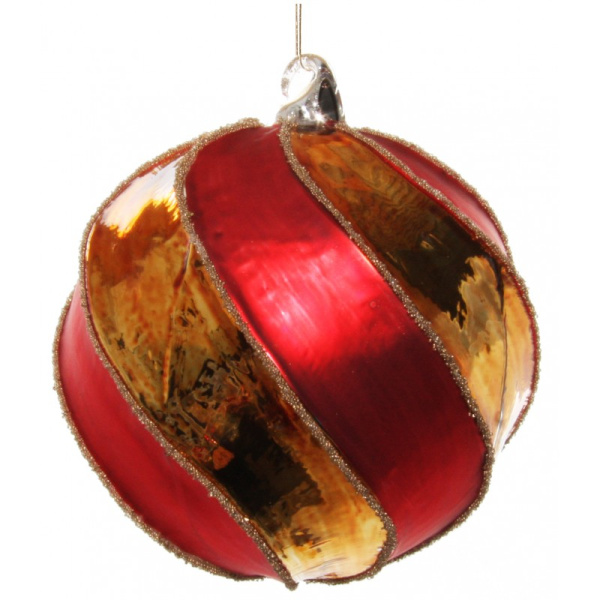 Завораживающий шар на ёлку 10см