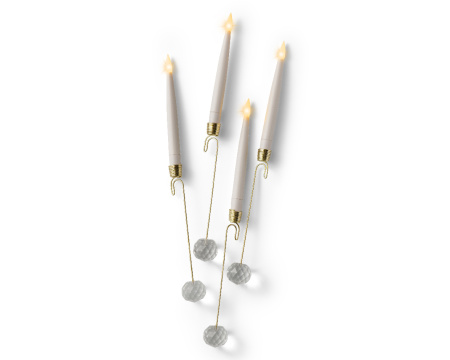 Светодиодные свечи на ёлку 10шт 483384