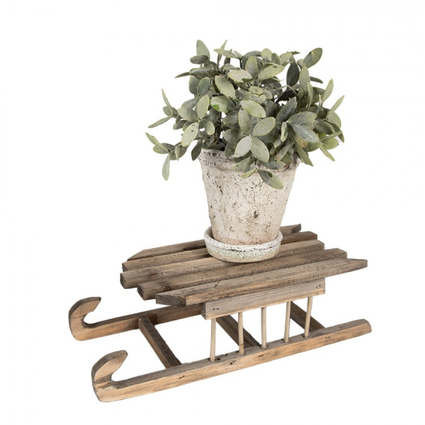 6H2312 Декоративные санки 35см дерево