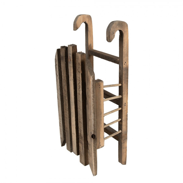 6H2312 Декоративные санки 35см дерево