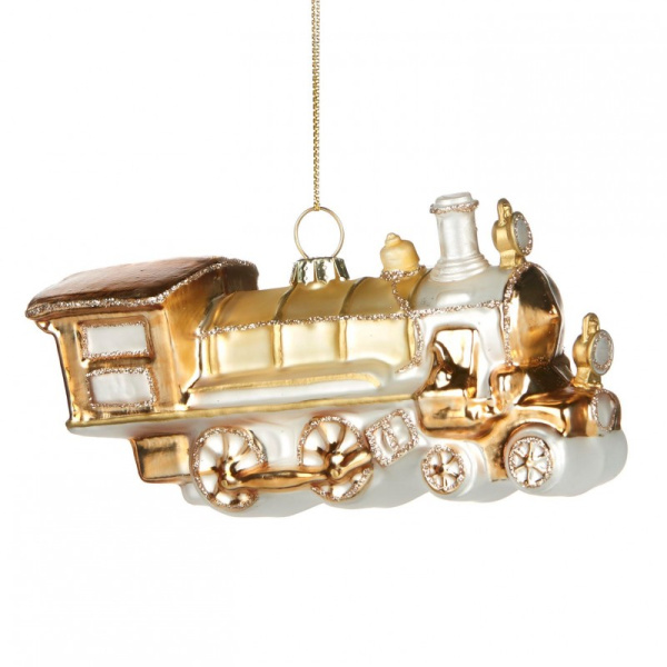 Игрушка на ёлку Паровоз 13см