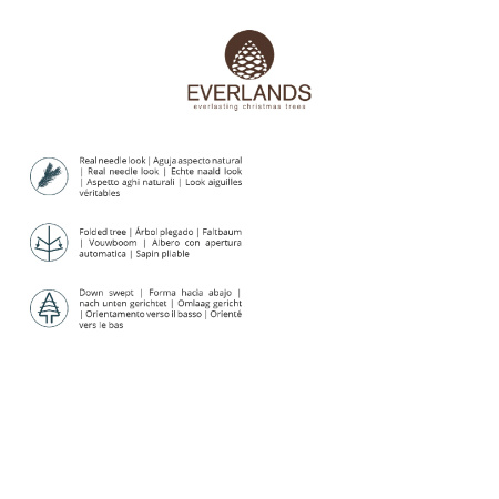 Ель узкая на стволе Альпийская 240см