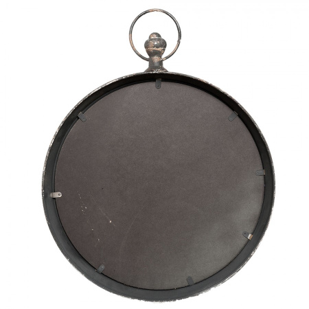 52S119 Зеркало в металлической раме 62см