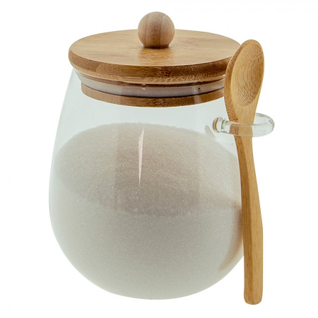 Банка для хранения с ложкой 660мл