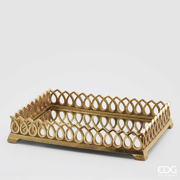 Поднос зеркальный EDG 40x30 см