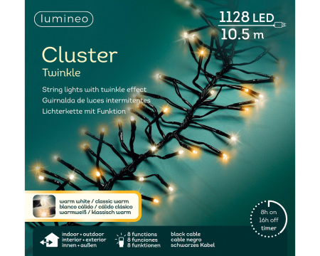 Электрогирлянда с мерцающим эффектом 10,5м 1128 LED 494931