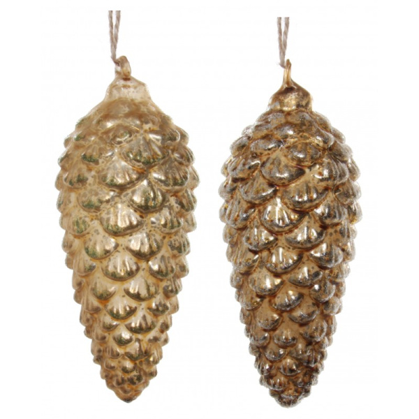 Украшение на ёлку Шишка 13см