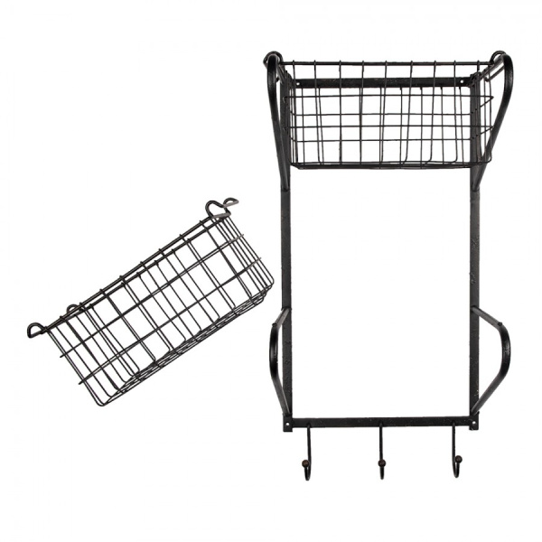 Настенная полка с 2-мя корхинами