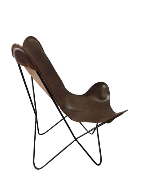 Кресло из кожи буйвола