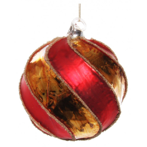 Шар красивый на ёлку 8см