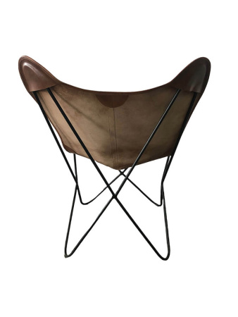 Кресло из кожи буйвола