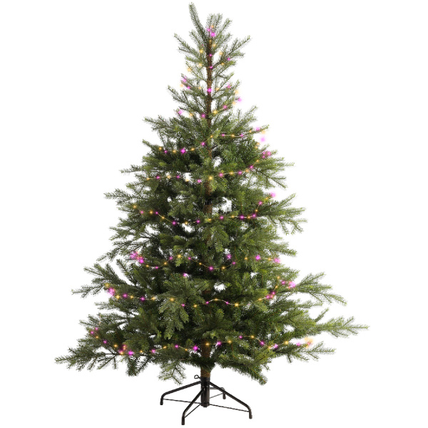 Светодиодная гирлянда Micro 240 розовых и белых LED огней 12м