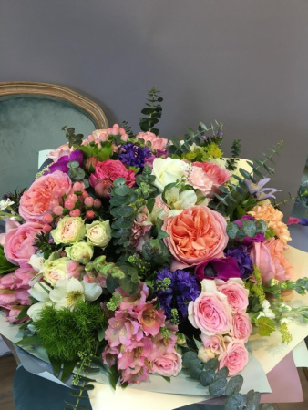 Радужный букет эксклюзив