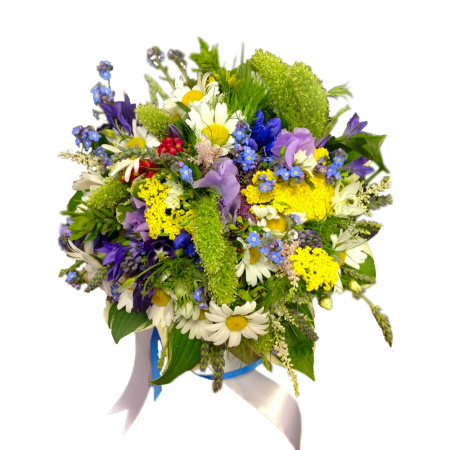 Букет невесты из «полевых» цветов