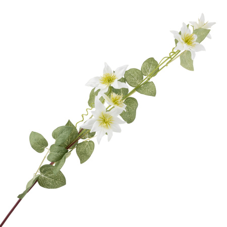 5TTXL-W Цветок искусственный Клематис 78см
